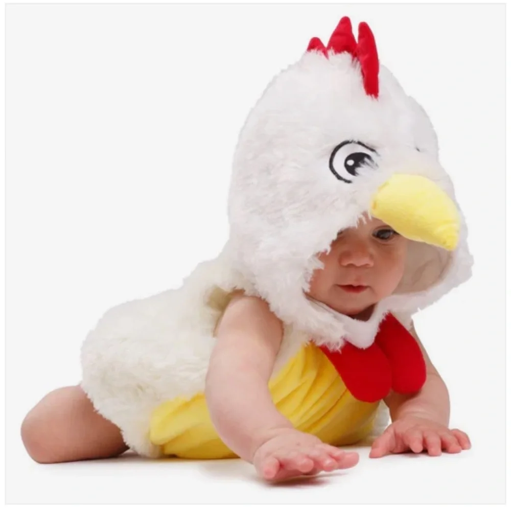 NEW Rooster Chicken Chick Baby Easter Halloween Costume Size 6-12 months